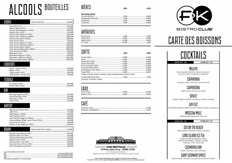 Carte F&K Lyon 6